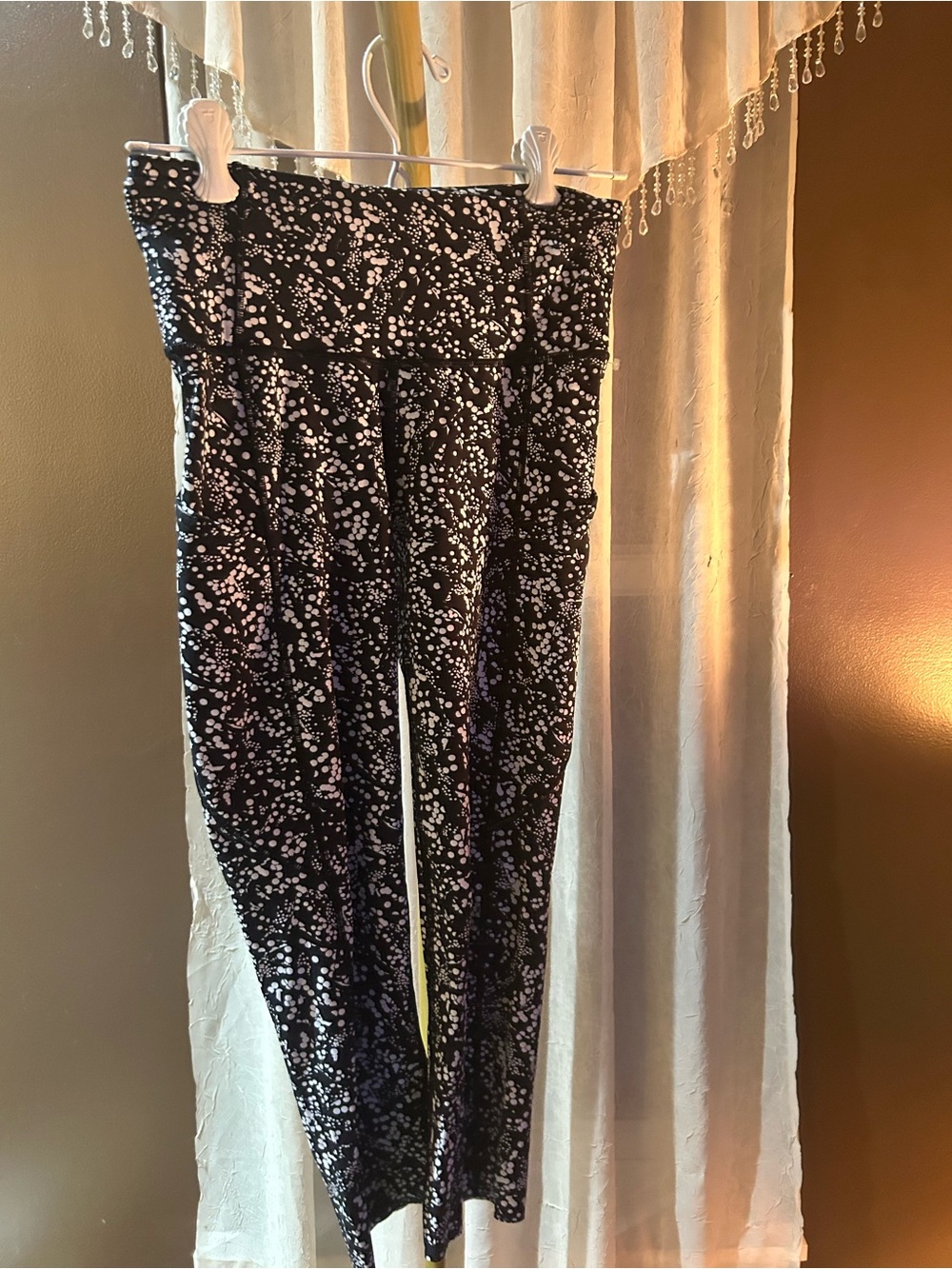 lululemon athletica Black with White Speckle High-Rise Leggings